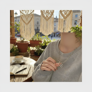 Vendita calda collane di perline iniziali per le donne di tendenza stile bohémien e religioso elegante lega Vintage per il regalo - Product Image 3