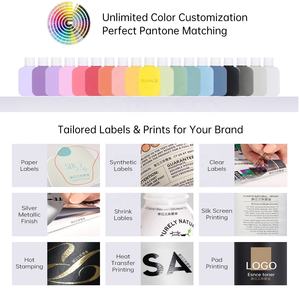 Pots de lotion en plastique PET personnalisés de 4oz 8oz avec couvercles en aluminium Récipients professionnels de stockage de masque capillaire et d'aliments pour les soins de la peau - Product Image 5