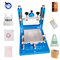 Machine d'impression sérigraphique manuelle de bureau SGW, table 200x200mm pour l'impression de petites séries sur produits plats