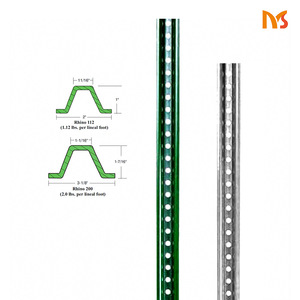 Poste de Valla para Canalización Mayorista, Preperforado y Pintado, Base de Poste de Señalización con Soporte para Marcado de Caminos de Jardín en Exteriores - Product Image 6