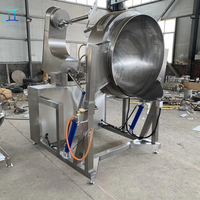 Petite capacité 50 litres chemisé bouilloire à vapeur pot veste bouilloire pour sauce fromage compote riz