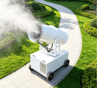 Systèmes industriels de suppression de la poussière, canon à eau mobile, pulvérisateur, canon à brouillard d'eau pour l'élimination de la poussière