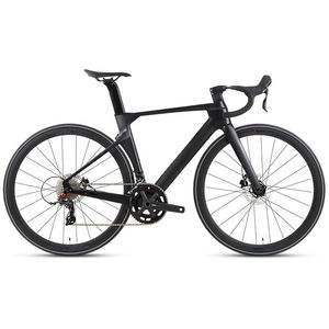Nouveau vélo de route en carbone à axe traversant 2026 - Vélo de course aérodynamique 16 vitesses avec pédales ordinaires pour le cyclisme de compétition et l'entraînement de triathlon - Product Image 1
