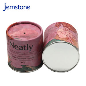 Custom Printed Eco-friendly Airtight Clean Powder Kraft Tube Packaging Bath Salt <b>Round</b> Cardboard Paper Tube <b>Box</b> Packaging - Product Image 5