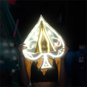 Thỏ đầu pha lê glorifer LED chiếu sáng giá rượu vang ánh sáng chủ Vodka Chai hiển thị cho tốt nghiệp và ramadan dịp - Product Image 6