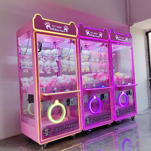 Jeux à pièces clip autocollant carte pince grue <span class=keywords><strong>machine</strong></span> bonbons porte-clés en peluche poupée personnalisé mini pince griffe <span class=keywords><strong>machine</strong></span> - Product Image 2