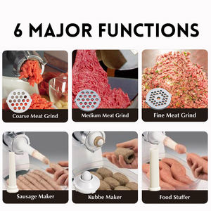 Meilleure vente 800W hachoir à viande électrique ménage en acier inoxydable hachoir Machine avec plaques de meulage et <span class=keywords><strong>poussoir</strong></span> alimentaire - Product Image 3