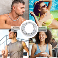 Entrepôt aux États-Unis Vente en gros 2mm-6mm VVS Moissanite Chaîne de tennis en argent sterling 925 Hommes Femmes Fine Jewelry Collier de tennis
