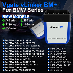 เครื่องอ่านรหัส OBD2 vgate vlinker BM + BLE เครื่องสแกนอัตโนมัติ4.0ไร้สาย OBD2 V2.2รองรับ iS/Android - Product Image 3