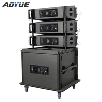 KA208 Altavoces Line Array Activos de Alta Calidad para Escenario al Aire Libre con Doble Woofer de 8 Pulgadas y 2 Canales Sistema de Sonido PA