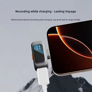 Microphone cravate sans fil 2,4 G SX36 avec <span class=keywords><strong>enregistrement</strong></span> pendant la charge, connectivité Type-C et lumière, Plug and Play, pour Vlogging - Product Image 3