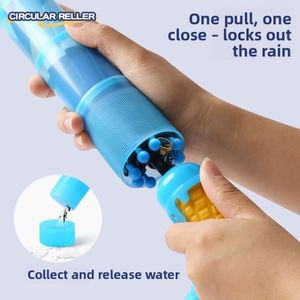 Paraguas Pequeño de Doble Uso, Manual, Metálico, con Diseño de Dinosaurio de Dibujos Animados, Apertura Automática, para Niños de Jardín de Infancia y Primaria, Protección contra Lluvia y Sol, Todo en Uno - Product Image 4