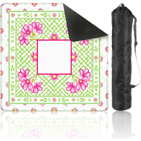 Tapis de jeu pliables en matériau diatomite, style moderne, pour la décoration de Noël et des fêtes, idéaux pour les salles de Mahjong, d'échecs et de jeux de cartes