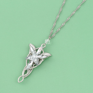 Collar con Colgante de Cadena de Bambú de Aleación de Zinc con Diseño de Estrella de Noche Oscura del <span class=keywords><strong>Señor</strong></span> de los Anillos, Princesa Élfica - Product Image 3