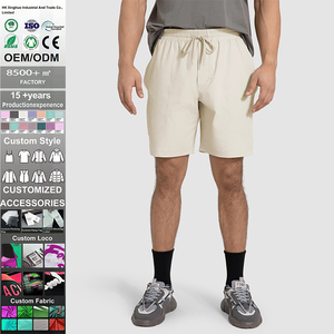 Pantalones Cortos Deportivos Holgados Impermeables con Logotipo Personalizado, Pantalones Cortos de Verano Transpirables, Ligeros y de Secado Rápido para Hombre - Product Image 1