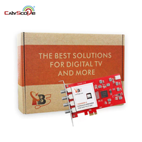 Catvscope TBS6909-X V2 DVB-S2X Tarjeta Sintonizadora PCIe de 8 Canales, Receptor de Satélite Digital, Tarjeta de Transmisión IPTV FTA