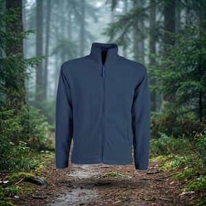 Men's Casual <b>Thick</b> Full-Zip Soft Polar <b>Fleece</b> <b>Jacket</b> Stand Collar Embroidered Letter Breathable Winter Outdoor Big Tall Sizes - Product Image 3