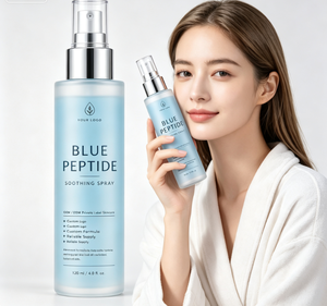 Spray Facial Calmante con Péptidos Azules OEM ODM, Bruma Facial Refrescante, Empaque Personalizado, Producto de Cuidado Facial al por Mayor - Product Image 4