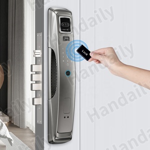 Camera an ninh tuya thông minh Khóa từ xa tạm thời mật khẩu kỹ thuật số Khóa Nhận dạng khuôn mặt vân tay 6068 Lỗ mộng khóa cửa - Product Image 4