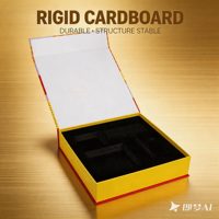 Boîte d'emballage de parfum de luxe personnalisée, fermeture magnétique, boîte rigide en carton avec couvercle rabattable, insert en EVA pour cosmétiques