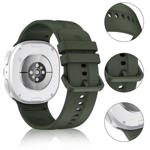 Correa de Reloj de Silicona de Color Sólido con Hebilla Colorida de Estilo Oficial de 20 mm y 22 mm para <span class=keywords><strong>Samsung</strong></span> Galaxy Watch9/8/8 Classic - Product Image 4