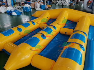 Poisson volant gonflable pour 6 personnes, jeu de sport aquatique, tube tractable, nouvelle collection - Product Image 6