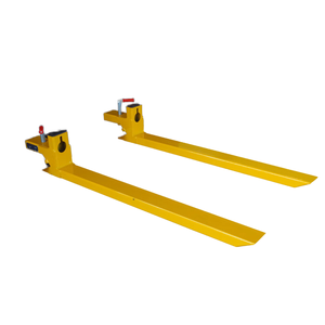 Tugas berat 6600 Lbs kapasitas penjepit palet garpu traktor ember lampiran pemuat depan untuk mesin pertanian selip Steer - Product Image 1