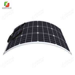 Panneau solaire flexible ETFE monocristallin ultra léger 30W 50W, petite taille, portable <span class=keywords><strong>pour</strong></span> usage marin, bateau, extérieur - Product Image 6
