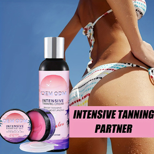 Sunscreen &amp; Tanning Lotion OEM Summer Beach Bronzed Watermelon Peach Cherry Mango Sun Screen <strong>Sunbed</strong> Tanning Oil Gel <strong>Cream</strong> - Product Image 1