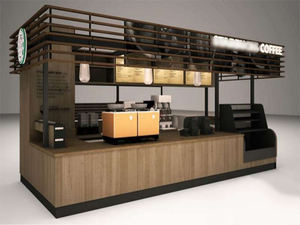 Diseño de Interiores Personalizado para Cafetería, Quiosco de Decoración para <span class=keywords><strong>Centro</strong></span> <span class=keywords><strong>Comercial</strong></span> Moderno, Diseño de Tienda de Café y Snacks - Product Image 6