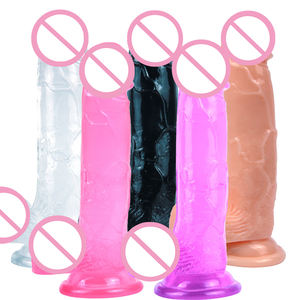 SacKnove kadın ekstra büyük boy 22cm en çok satan renkli gerçekçi seks <span class=keywords><strong>Penis</strong></span> oyuncaklar kadınlar için gerçek cilt emme tabanı kauçuk yapay <span class=keywords><strong>Penis</strong></span> - Product Image 1