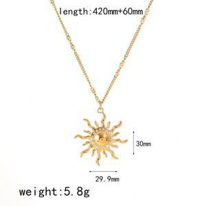 Conjunto de collar y pendientes en forma de herradura, chapados en oro, con microincrustaciones de circonitas, ajustables, hipoalergénicos y - Product Image 5