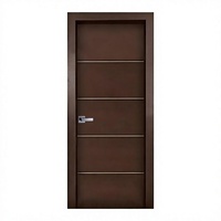 Portes en bois pour l'intérieur des maisons en Afrique, porte insonorisée haute densité, prix de gros d'usine