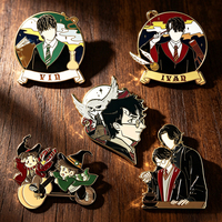 Broches en émail Madou King Granzort, style rétro années 90, robot de dessin animé, badges de revers en métal, décoratifs, objets de collection, cadeaux pour les fans d'anime
