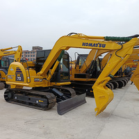 Excavatrice sur chenilles lourde KOMATSU PC70-8 de 7 tonnes, 90 % NEUVE, godet de 0,35 m, moteur de 35 kW, pompe, moteur principal, modèle 2022, origine Japon