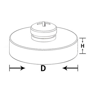 Công Nghiệp Rock Ánh Sáng Từ Núi Neodymium Nồi Nam Châm Stud Đường Kính 20Mm Vĩnh Viễn NdFeB Nam Châm Hàn Cắt Bao Gồm - Product Image 4
