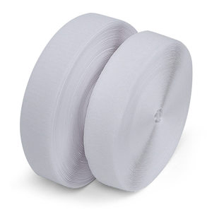 Ruban auto-adhésif élastique à crochets et boucles à coudre, en polyester/nylon, imperméable, écologique, forte adhérence, rouleau de 110 mm x 25 m pour - Product Image 1