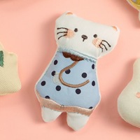 Nouvelle Poupée en Peluche Chat Lapin de Dessin Animé, Accessoire pour Cheveux, Breloque de Sac, Décoration de Vêtements et Chaussettes, Fournitures d'Artisanat, en Fourrure de Lapin et Velours Bulle
