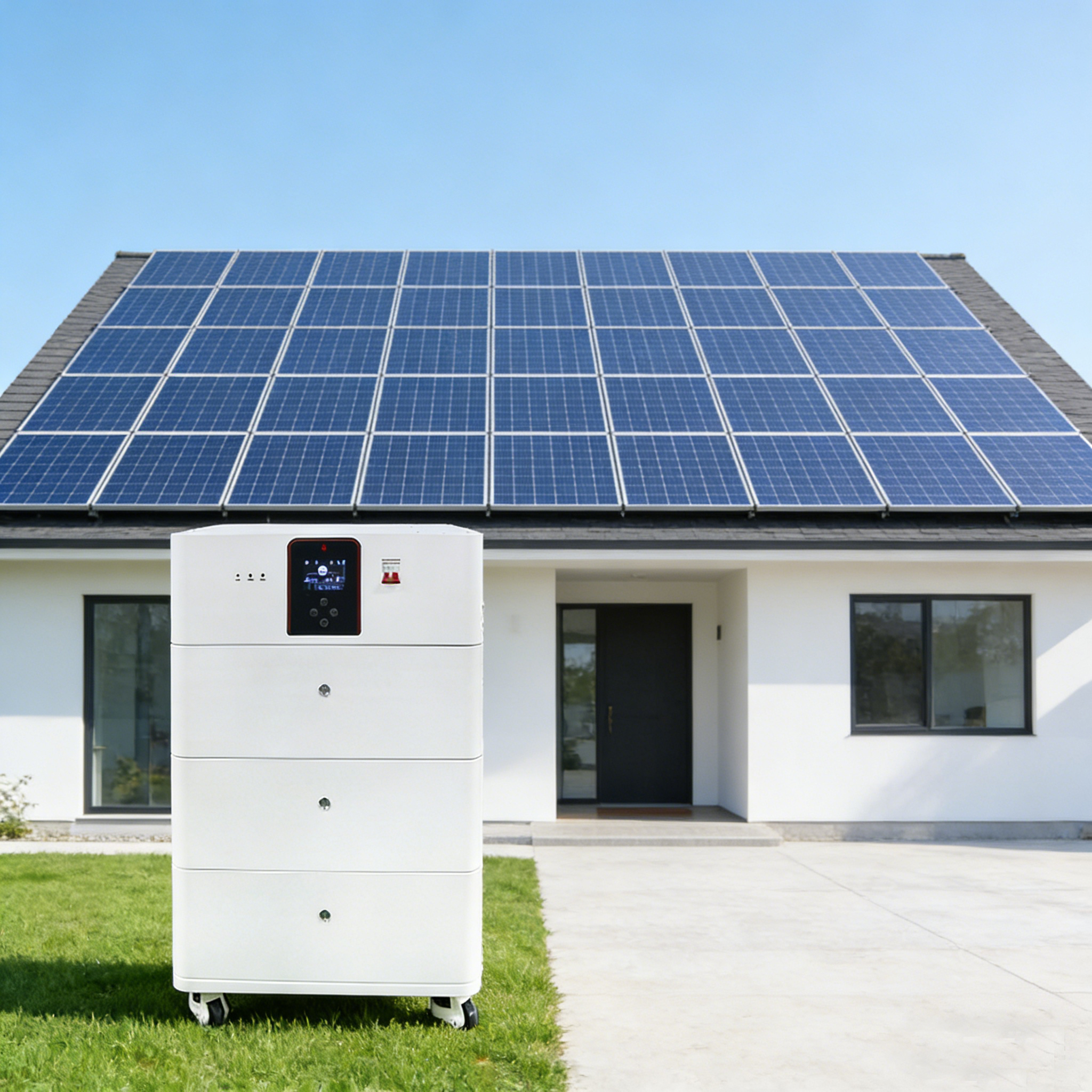 Complete Set of <strong>15kw</strong> Monocrystalline <strong>Solar</strong> Power <strong>System</strong> with MPPT Controller and Inverter for Home Off-grid Use