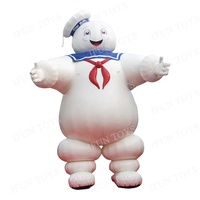 Décorations d'Halloween Ghostbusters Homme guimauve gonflable Stay Puft Marque IFUN Taille et couleur personnalisées EN14960 Publicité