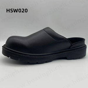 HY,<strong>Mauritius</strong> Popular Steel Toe Insert White/Black Safety Slipper Adjustment Belt Anti-static Work Boots with <strong>air</strong> Hole HSW016 - Product Image 3