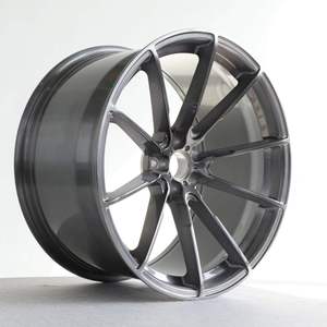 Rines SHIN Forjados en <span class=keywords><strong>Gris</strong></span> Pulido, Ligeros y Cóncavos, de 17, 18, 19 y 20 Pulgadas, 5x110, 5x114.3 para <span class=keywords><strong>Subaru</strong></span> Forester, XV, Impreza, BRZ, WRX, WRX <span class=keywords><strong>STI</strong></span> - Product Image 1