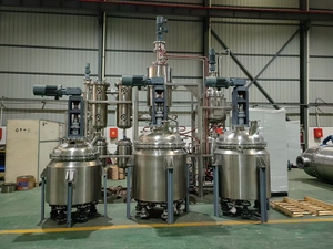 stainless steel <b>jacket</b> distillation reactor with agitator heating and <b>cooling</b> <b>jacket</b> stirred tank reactor manufacturer - Product Image 4