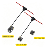 Récepteur Micro CYCLONE ELRS 2.4G ExpressLRS 500Hz à Taux de Rafraîchissement Élevé Nano RX pour FPV Tiny Whoop Racing UAV Voiture RC à Aile Fixe