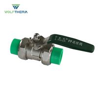 Vanne à boisseau sphérique à double union PPR Raccords de tuyauterie 20-160mm