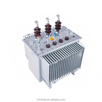 Transformateur de puissance triphasé immergé dans l'huile 10kV 250kVA Bobine à triple enroulement en cuivre 60Hz Utilisation industrielle et électronique