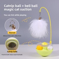 Jouet pour chat Tumbler original, baguette interactive en ABS, apaisante et interactive, pour l'auto-entretenissement, gadget anti-ennui, menthe pour animaux de compagnie