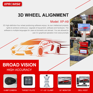 Équipement d'alignement des roues, réglage électrique, alignement 3D des quatre roues - Product Image 3