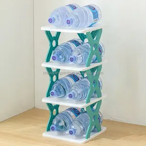 Estante de zapateros en forma de X para dormitorio multicapa, espacios pequeños, almacenamiento de zapatos <span class=keywords><strong>estrecho</strong></span>, organizador de Zapatero de plástico - Product Image 3