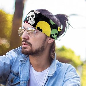 Pañuelos de Algodón 100% al por Mayor, Pañuelos con Diseño de Calavera, Estilo Hip Hop, para Motociclistas, Cubrebocas, Bufanda, Pañuelo para el Cabello para Hombres - Product Image 6